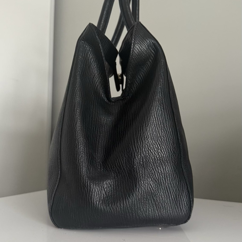 Furla Black Leather Laptop Bag - Picture 5 of 6
